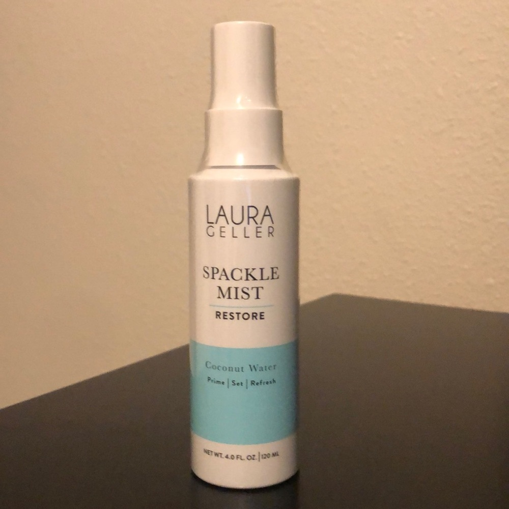 Laura Celler Sparkle Mist prime, set, refresh